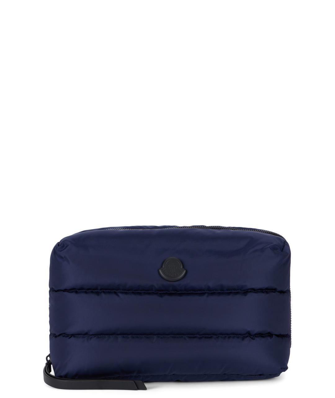 MONCLER Синяя синтетическая барсетка, фото 2