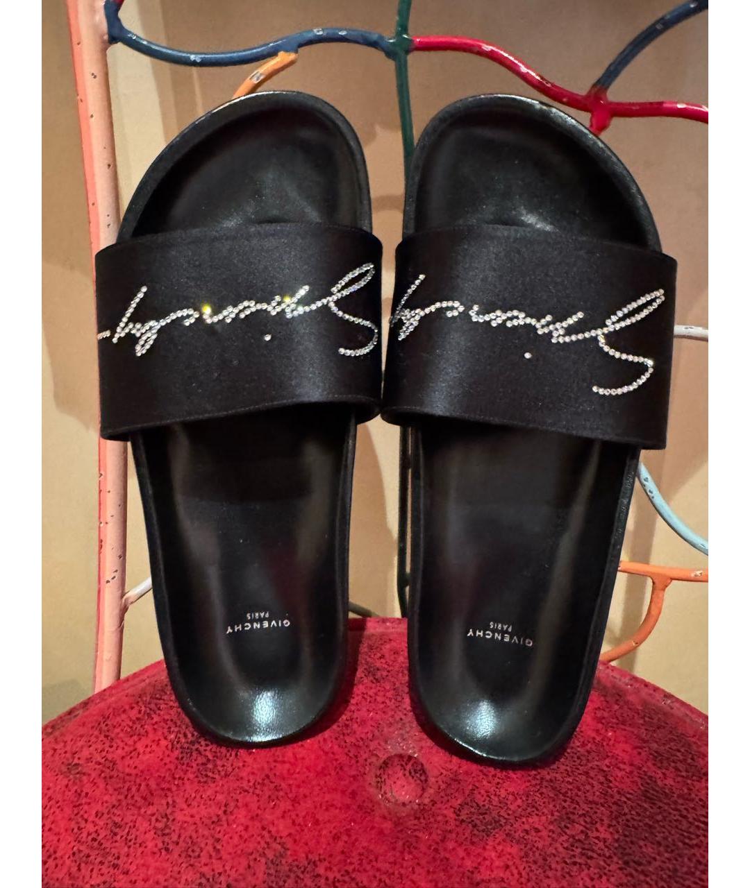 GIVENCHY Черные шлепанцы, фото 5