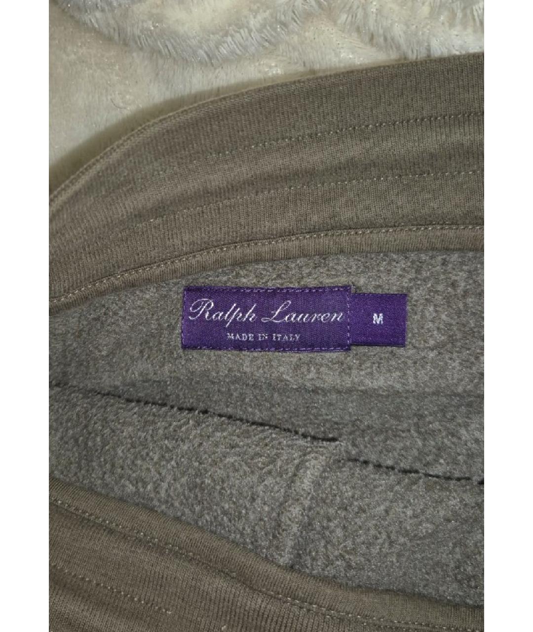 RALPH LAUREN PURPLE LABEL Хаки хлопковый спортивный костюм, фото 8
