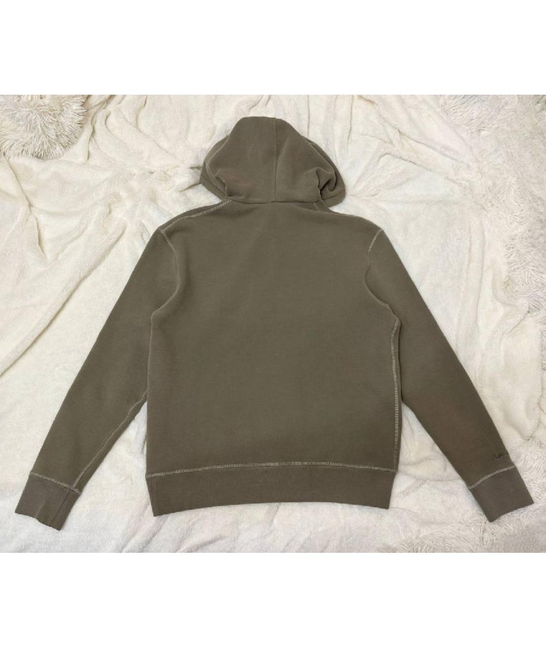 RALPH LAUREN PURPLE LABEL Хаки хлопковый спортивный костюм, фото 2
