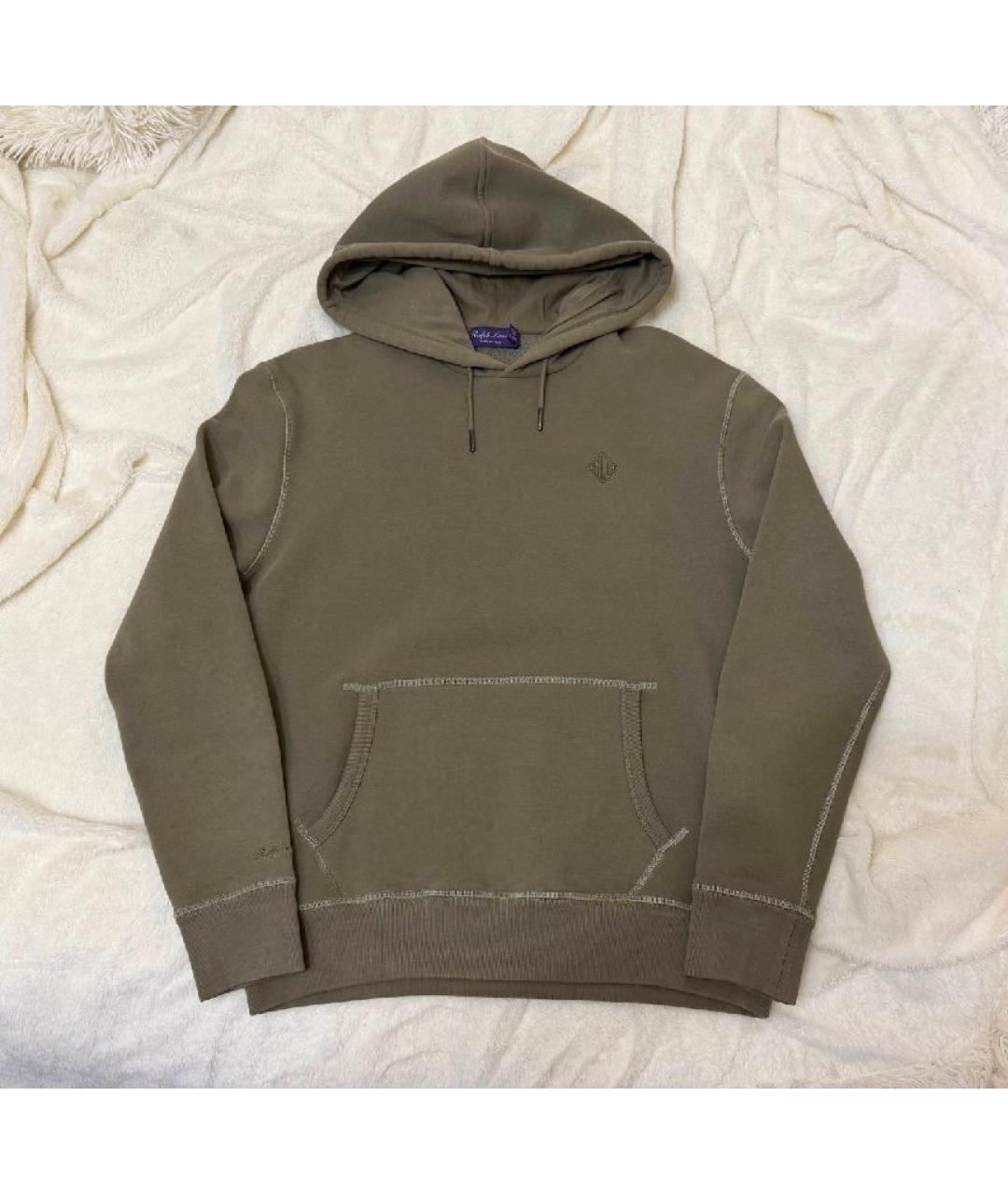RALPH LAUREN PURPLE LABEL Хаки хлопковый спортивный костюм, фото 5