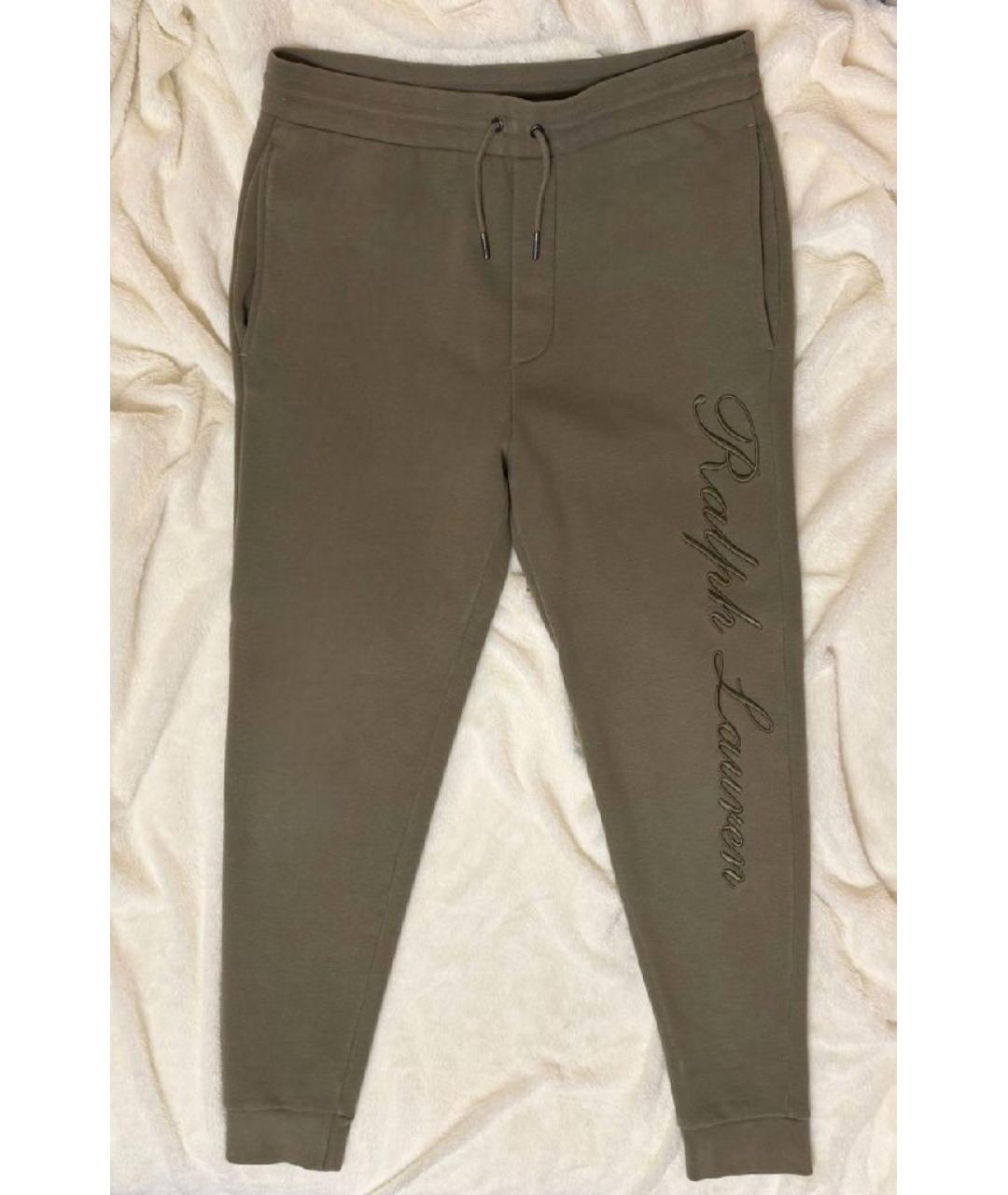 RALPH LAUREN PURPLE LABEL Хаки хлопковый спортивный костюм, фото 6