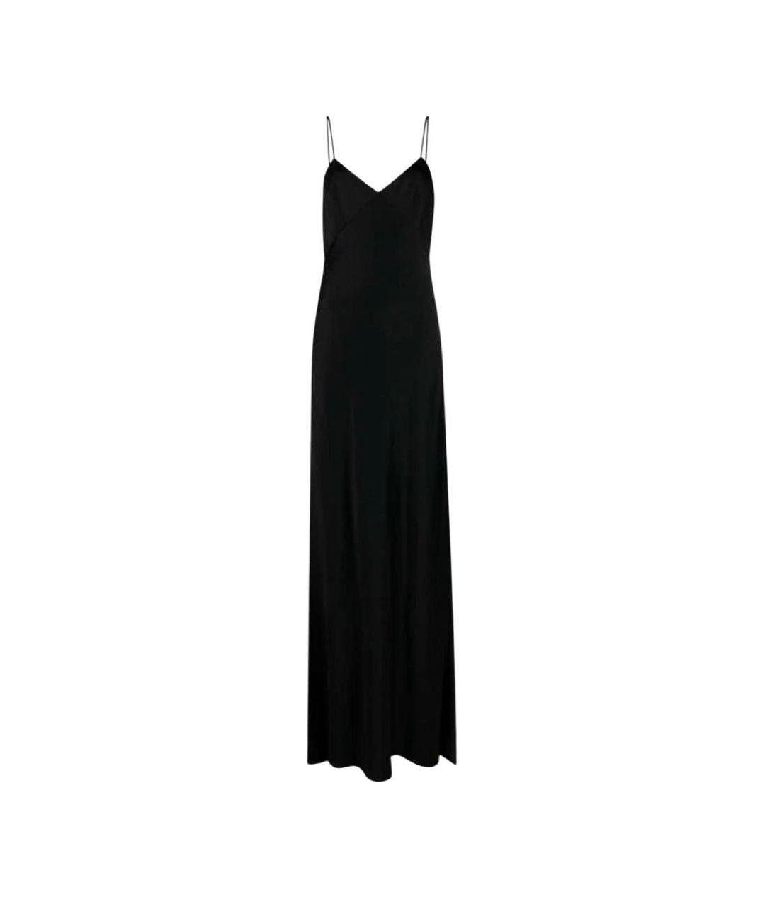 MAX MARA Черное ацетатное вечернее платье, фото 9