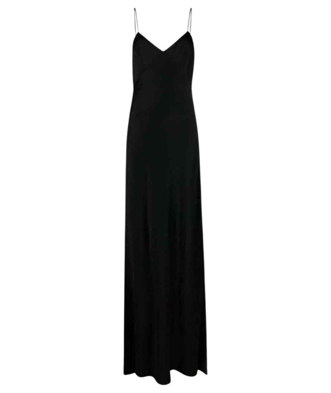 MAX MARA Черное ацетатное вечернее платье, фото 1