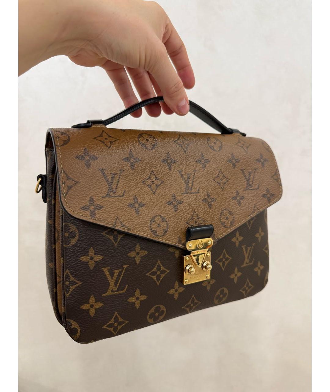 LOUIS VUITTON Коричневая сумка через плечо, фото 4