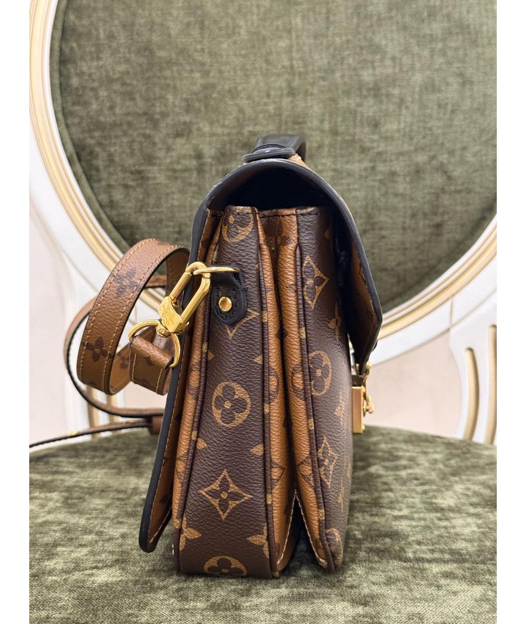 LOUIS VUITTON Коричневая сумка через плечо, фото 2