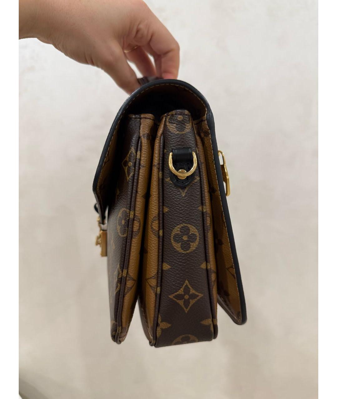 LOUIS VUITTON Коричневая сумка через плечо, фото 5