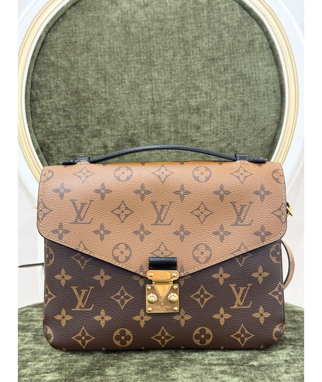 LOUIS VUITTON Коричневая сумка через плечо, фото 6
