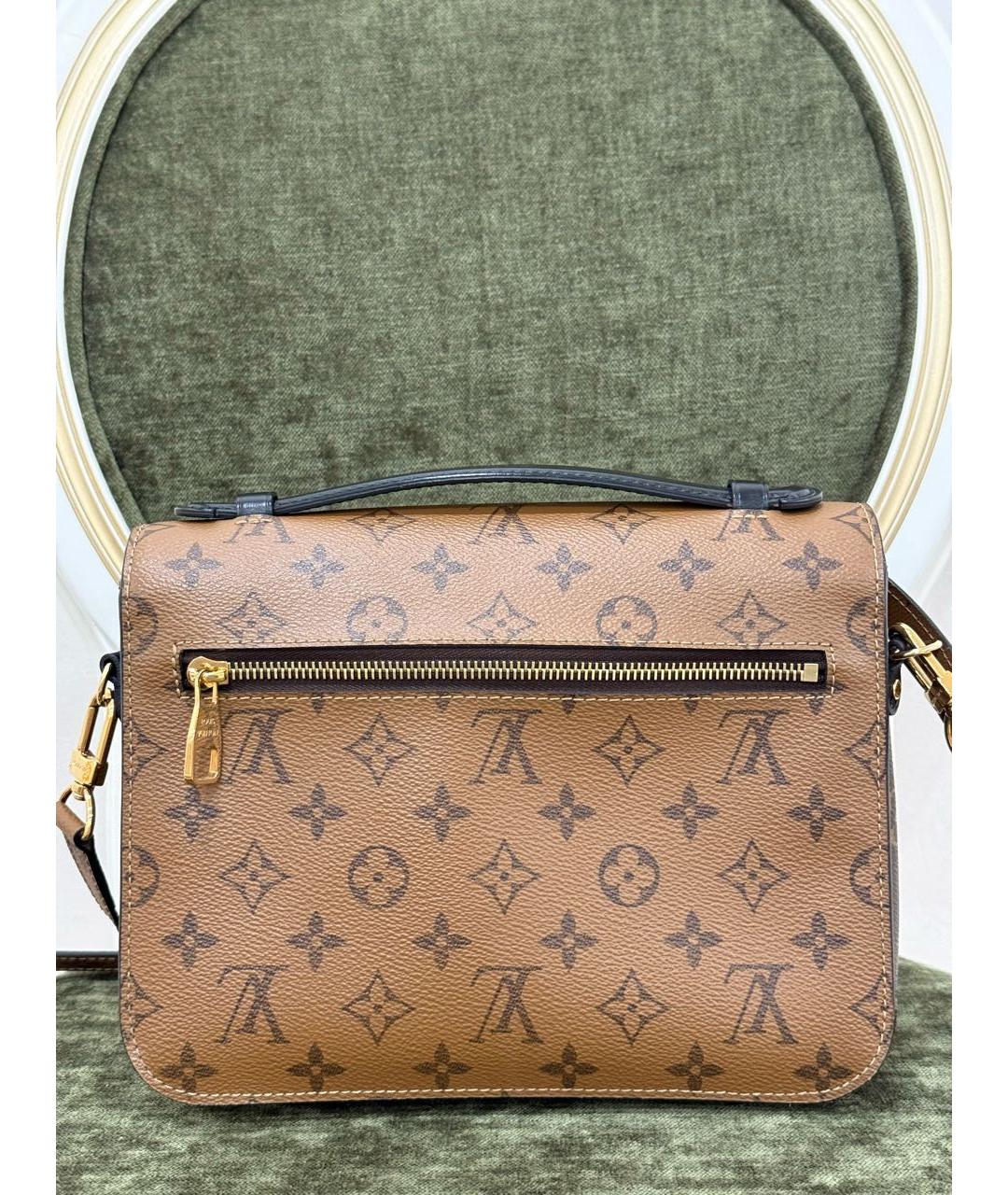 LOUIS VUITTON Коричневая сумка через плечо, фото 3