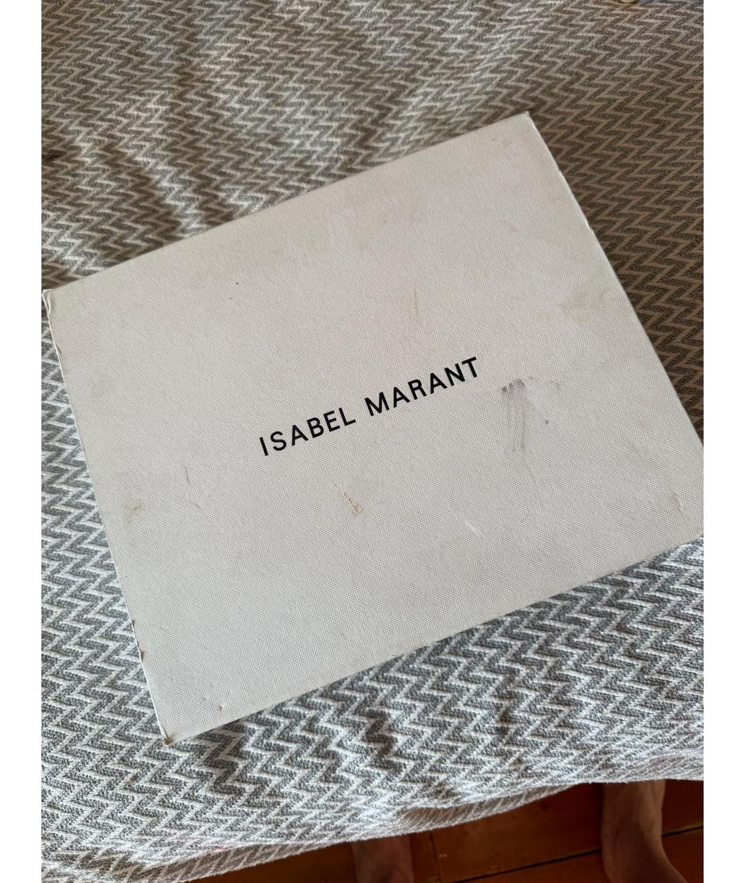 ISABEL MARANT Черные замшевые ботильоны, фото 5