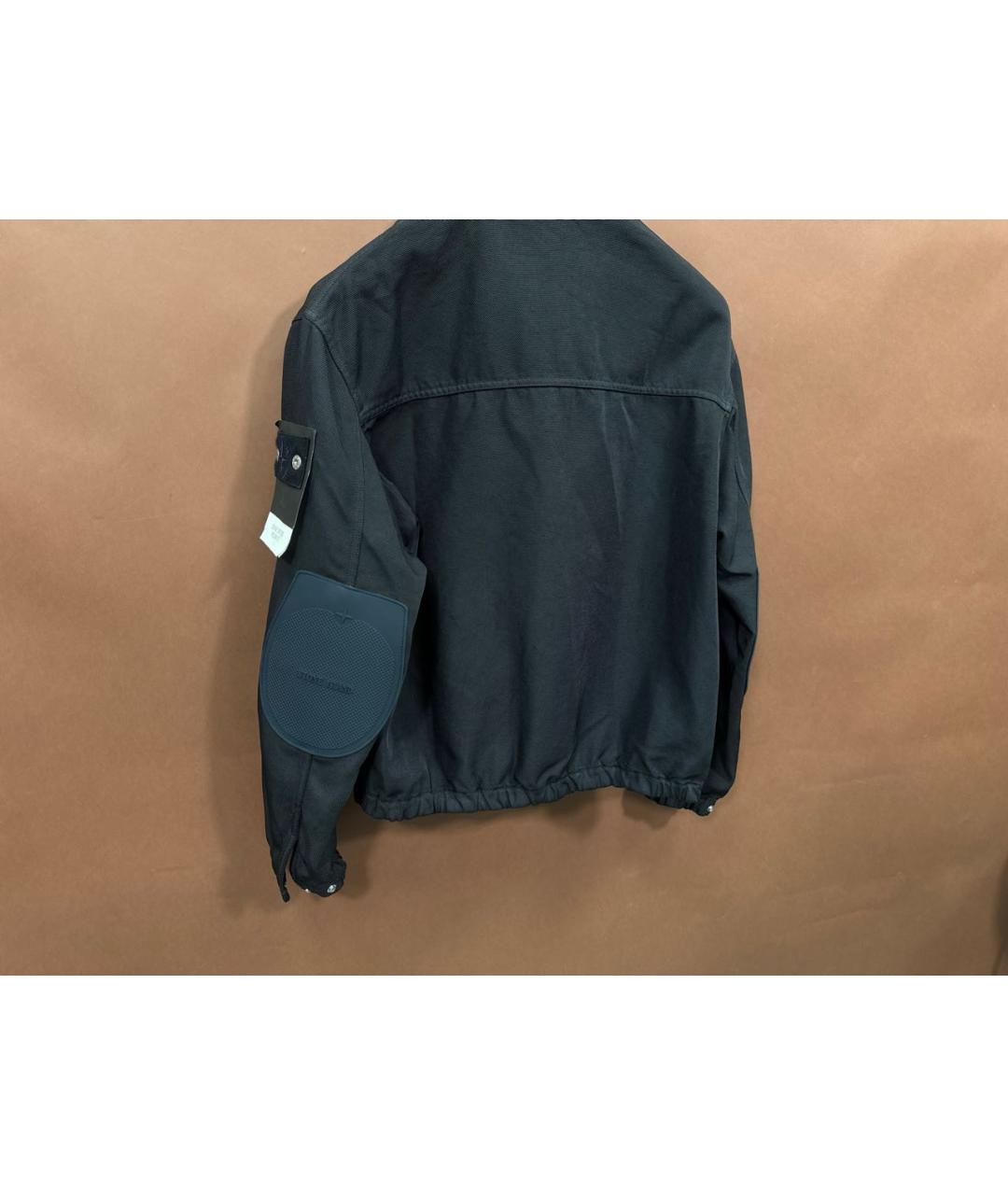 STONE ISLAND Темно-синяя полиамидовая куртка, фото 2