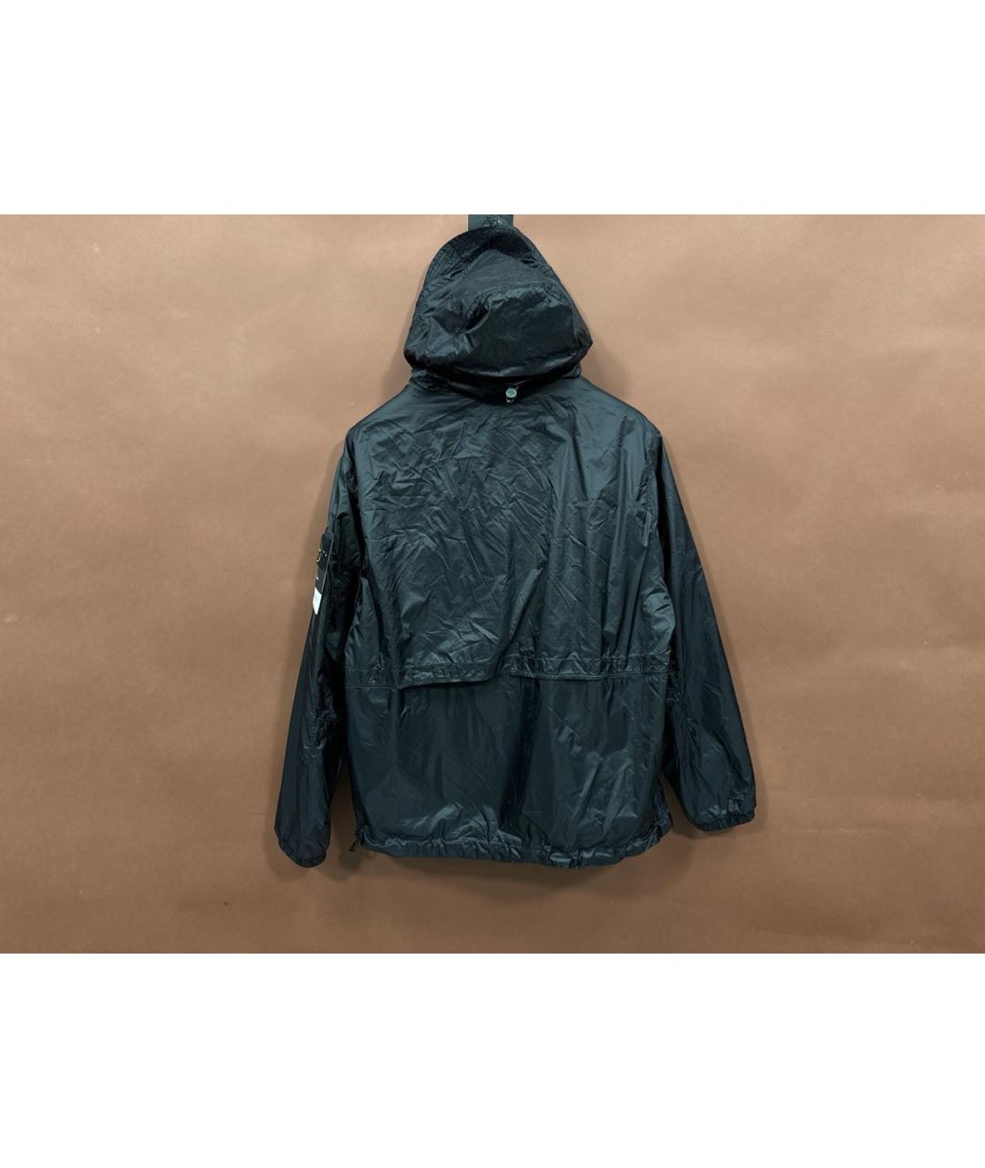 STONE ISLAND Темно-синяя полиамидовая куртка, фото 2
