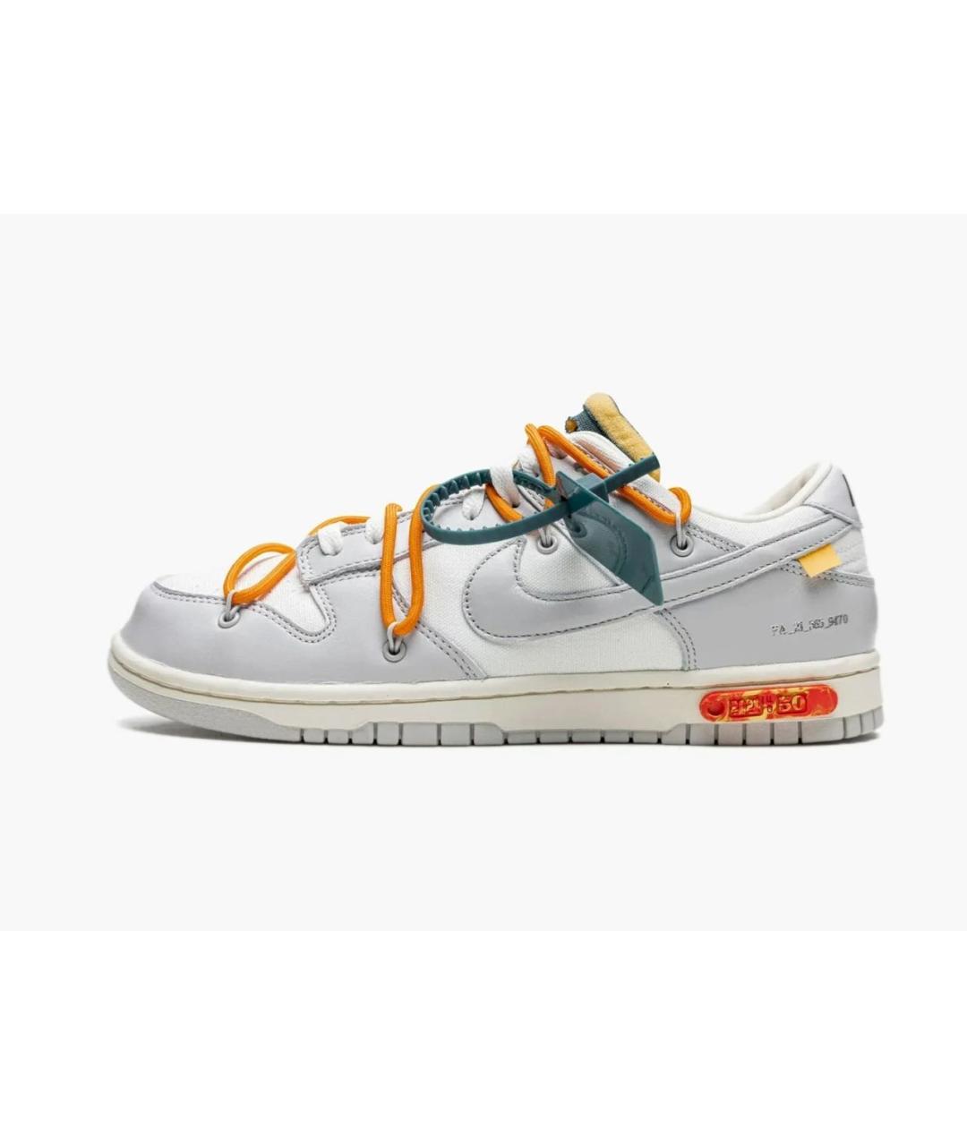 NIKE X OFF-WHITE Мульти кожаные кроссовки, фото 9