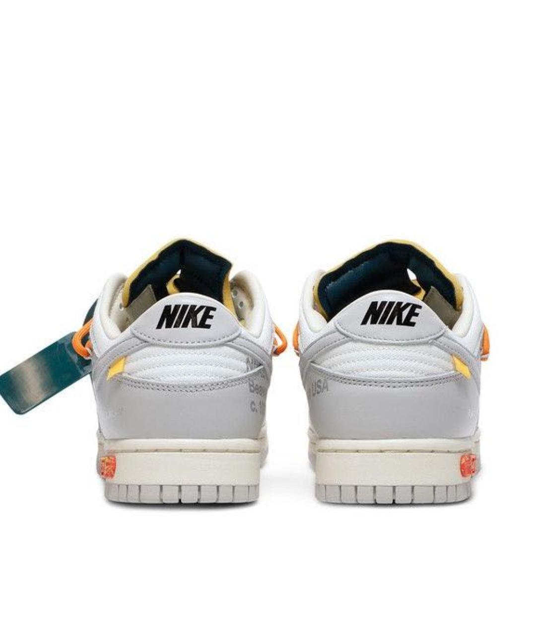 NIKE X OFF-WHITE Мульти кожаные кроссовки, фото 2