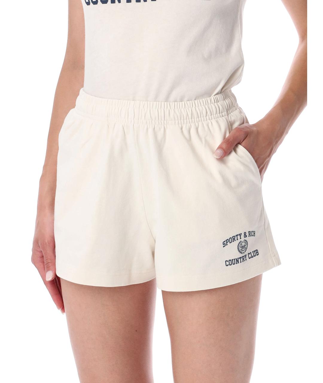 SPORTY AND RICH Мульти хлопковые шорты, фото 3