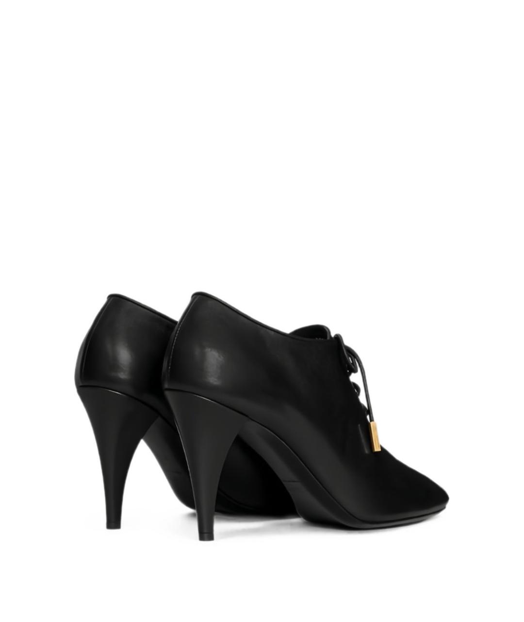 CELINE Черные кожаные ботильоны, фото 2