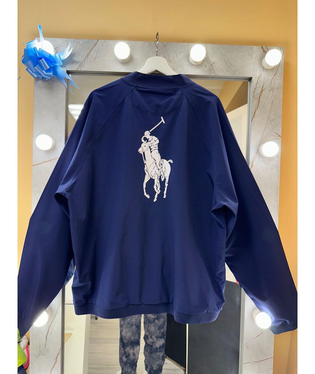 POLO RALPH LAUREN Темно-синяя полиэстеровая куртка, фото 2