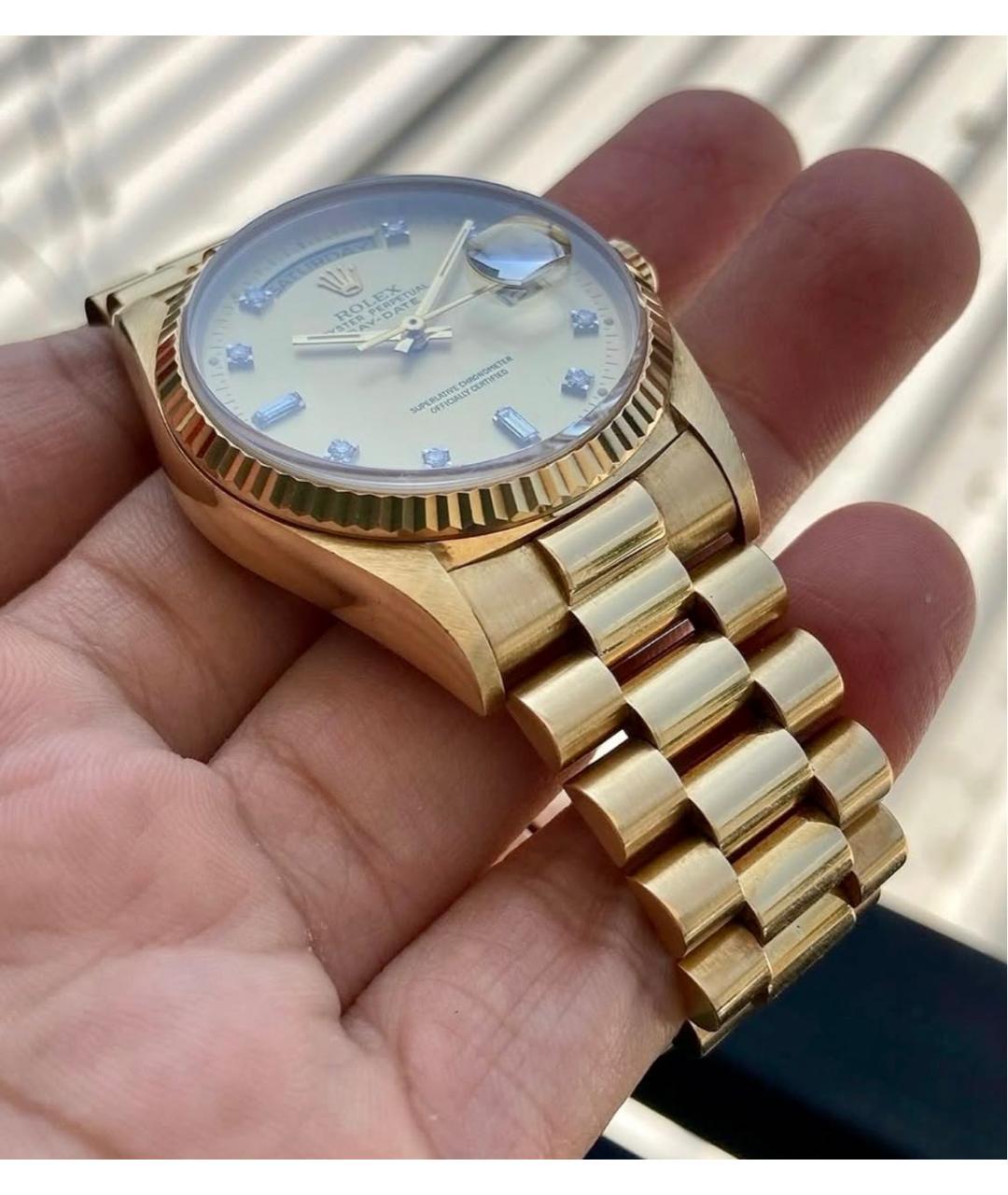 ROLEX Золотые часы из желтого золота, фото 5