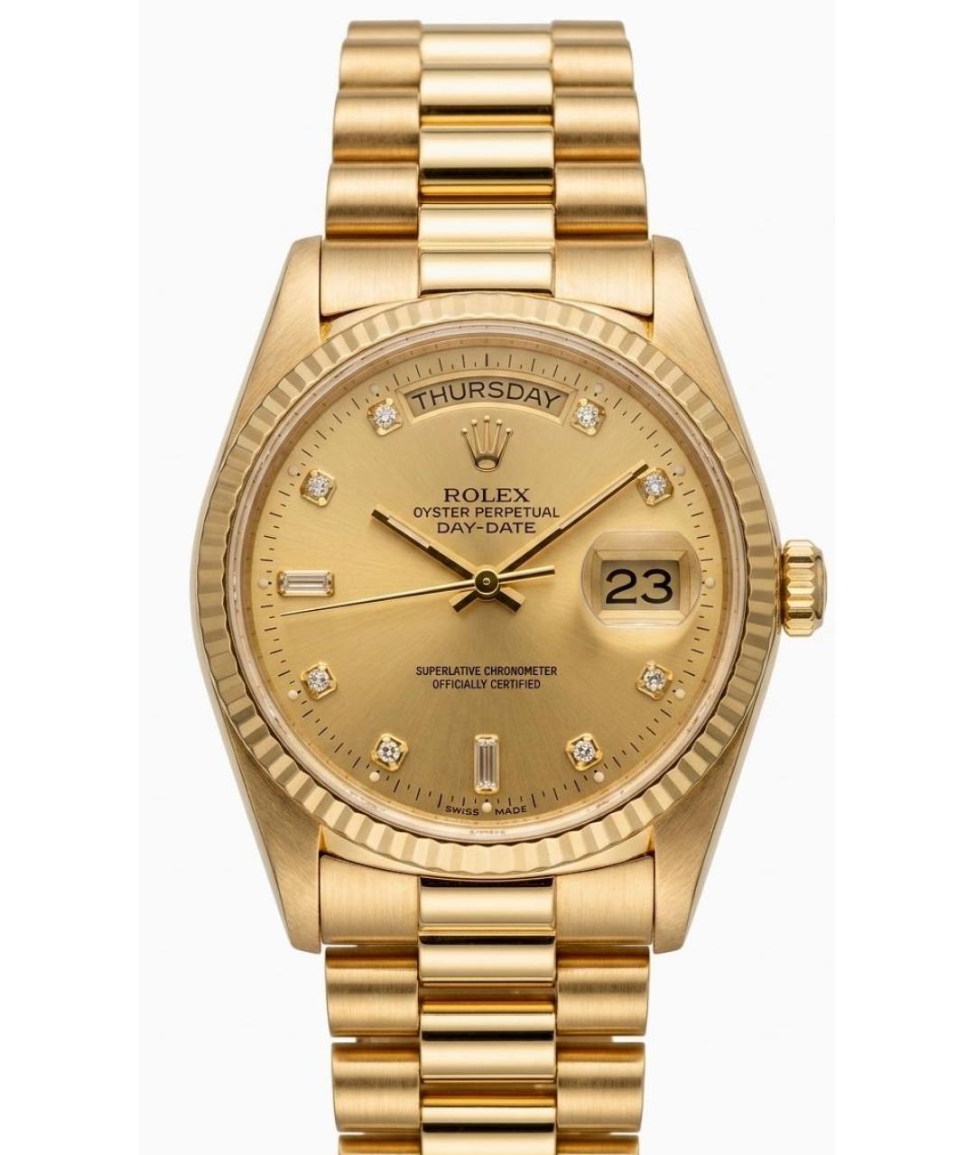 ROLEX Золотые часы из желтого золота, фото 9