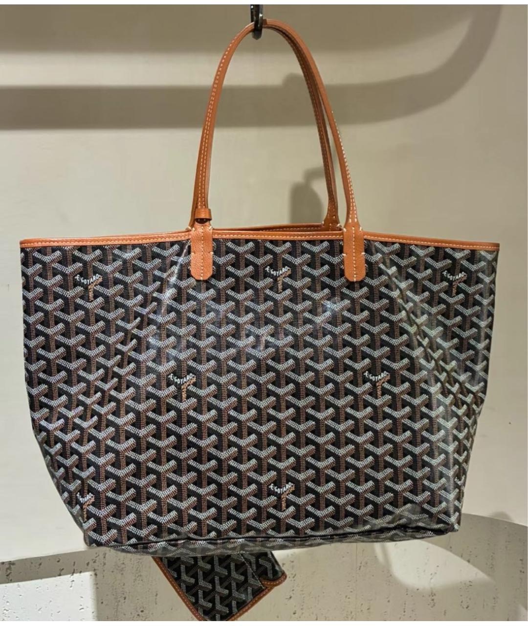 GOYARD Коричневая сумка тоут, фото 4