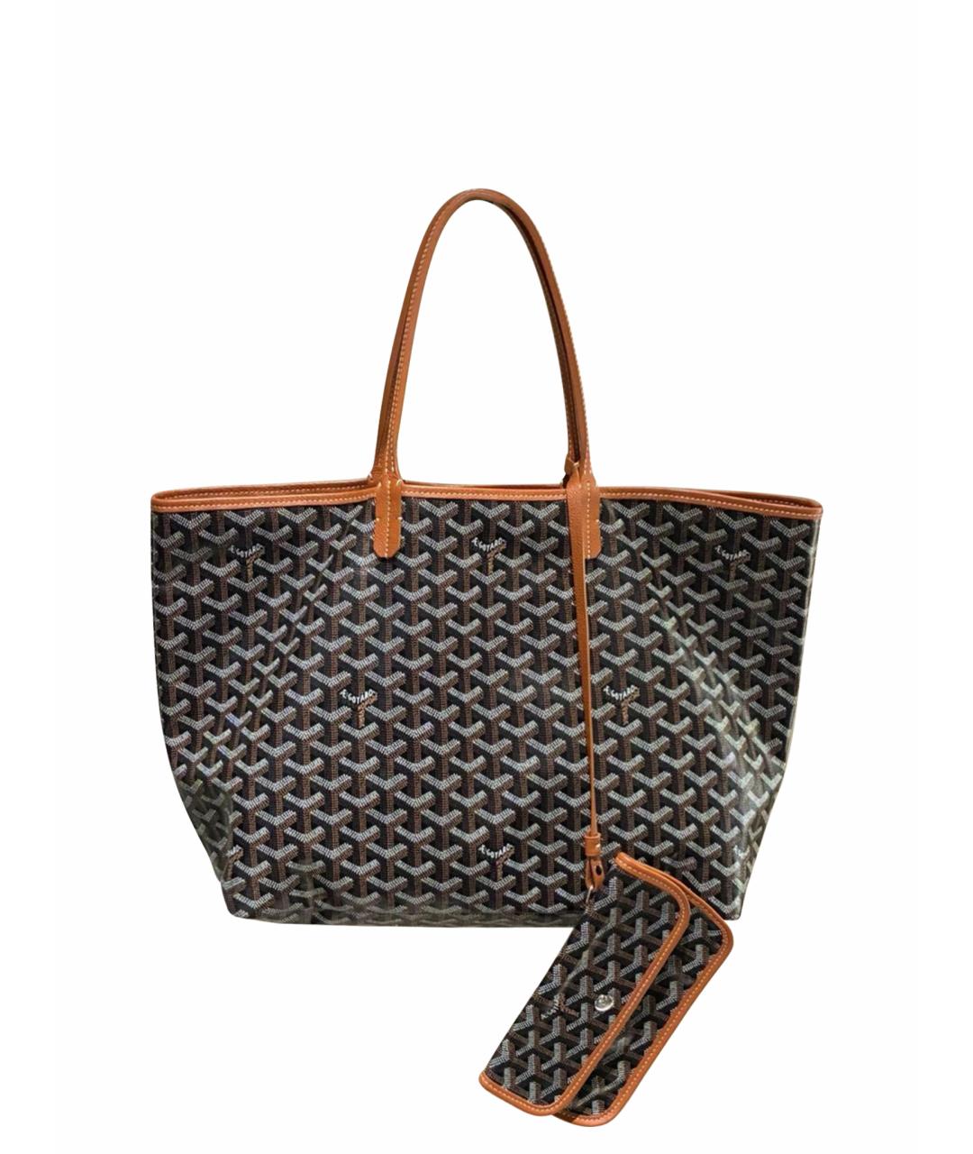 GOYARD Коричневая сумка тоут, фото 7