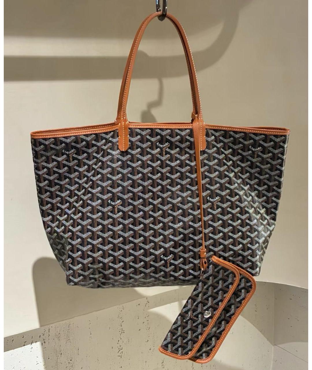 GOYARD Коричневая сумка тоут, фото 6