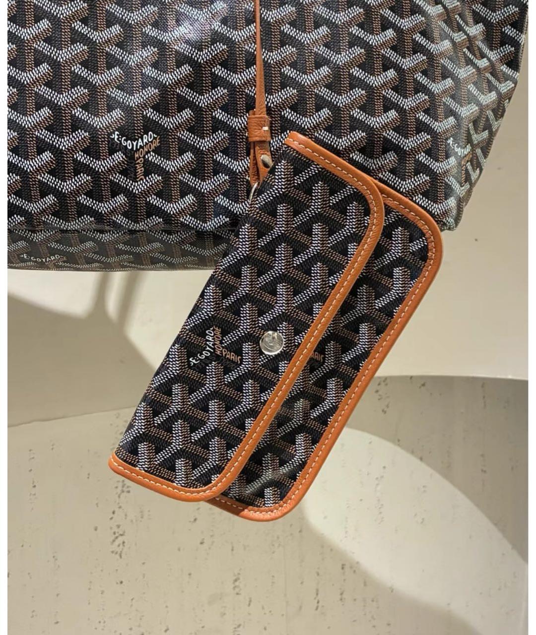 GOYARD Коричневая сумка тоут, фото 5