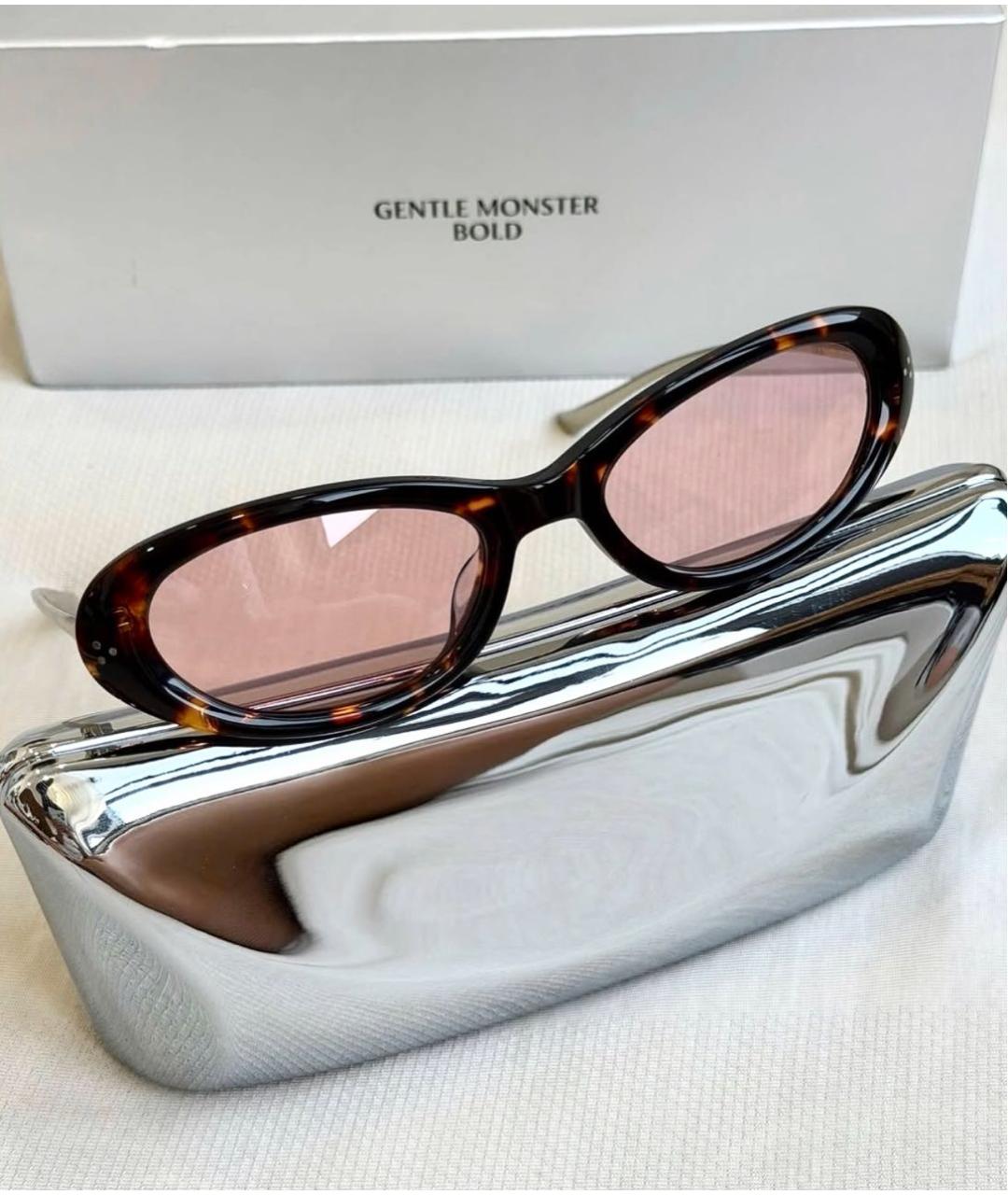 GENTLE MONSTER Серебряные пластиковые солнцезащитные очки, фото 6
