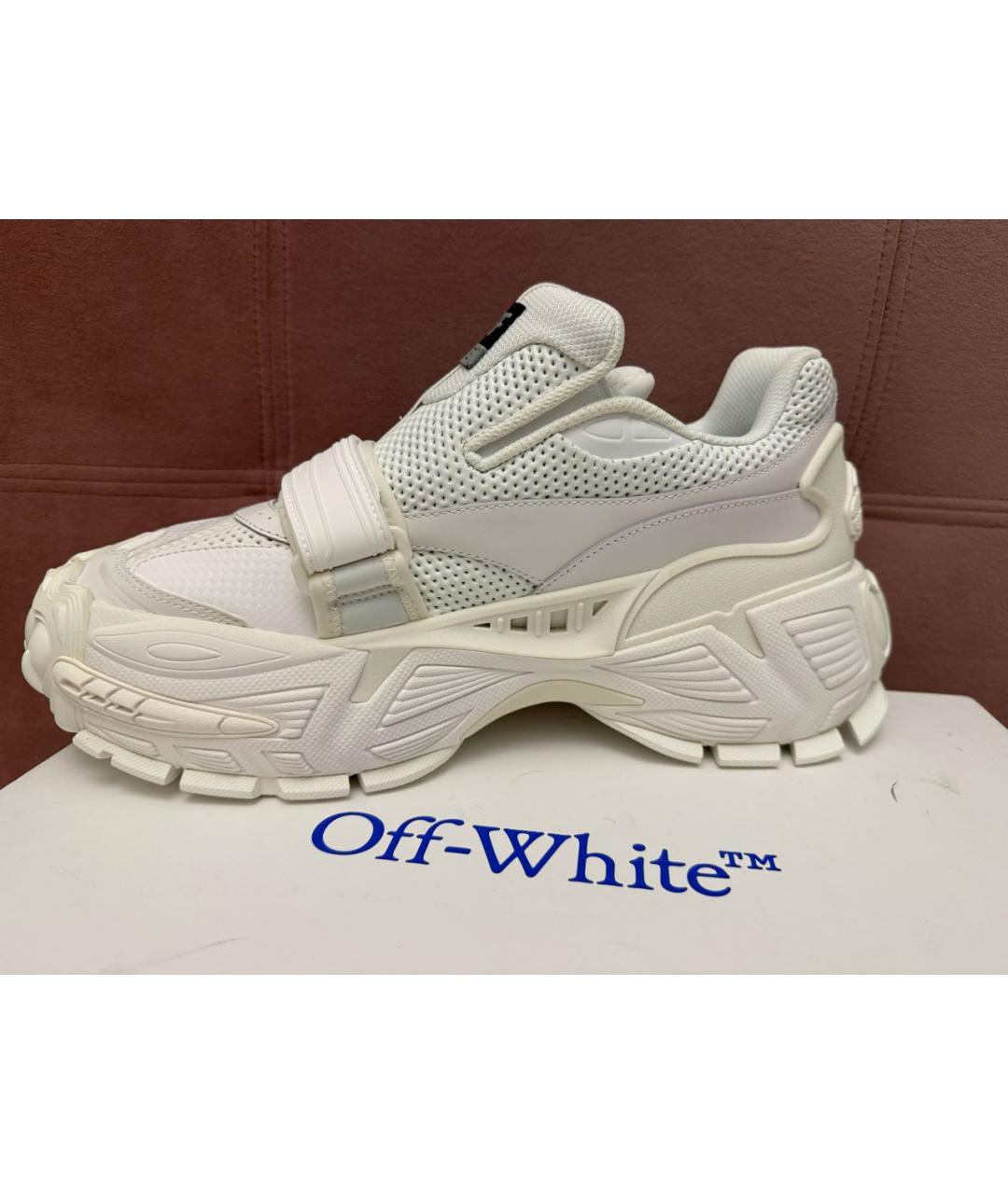 OFF-WHITE Белые низкие кроссовки / кеды, фото 7