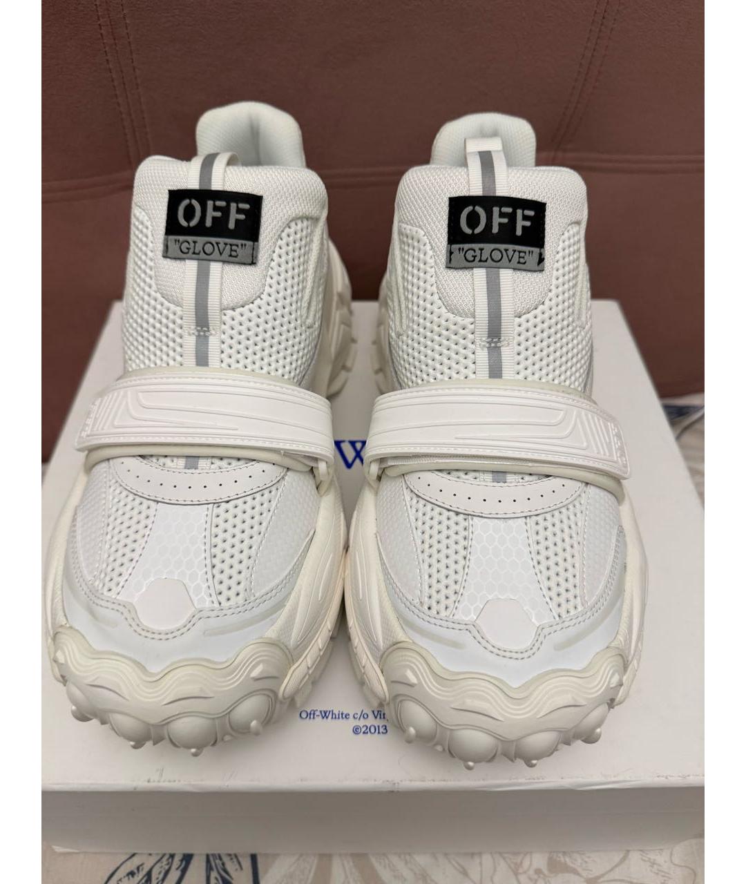 OFF-WHITE Белые низкие кроссовки / кеды, фото 2