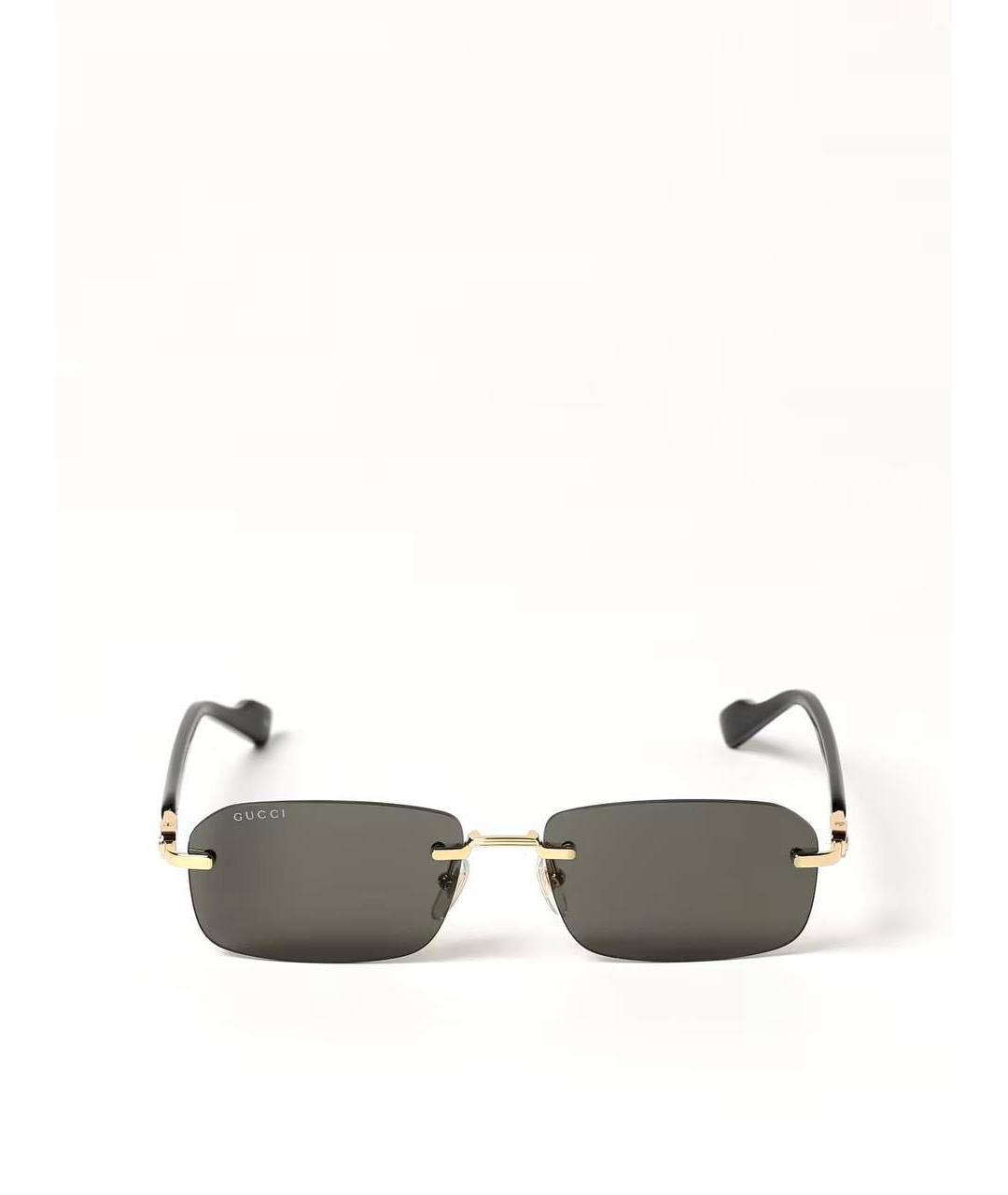 GUCCI Черные пластиковые солнцезащитные очки, фото 2