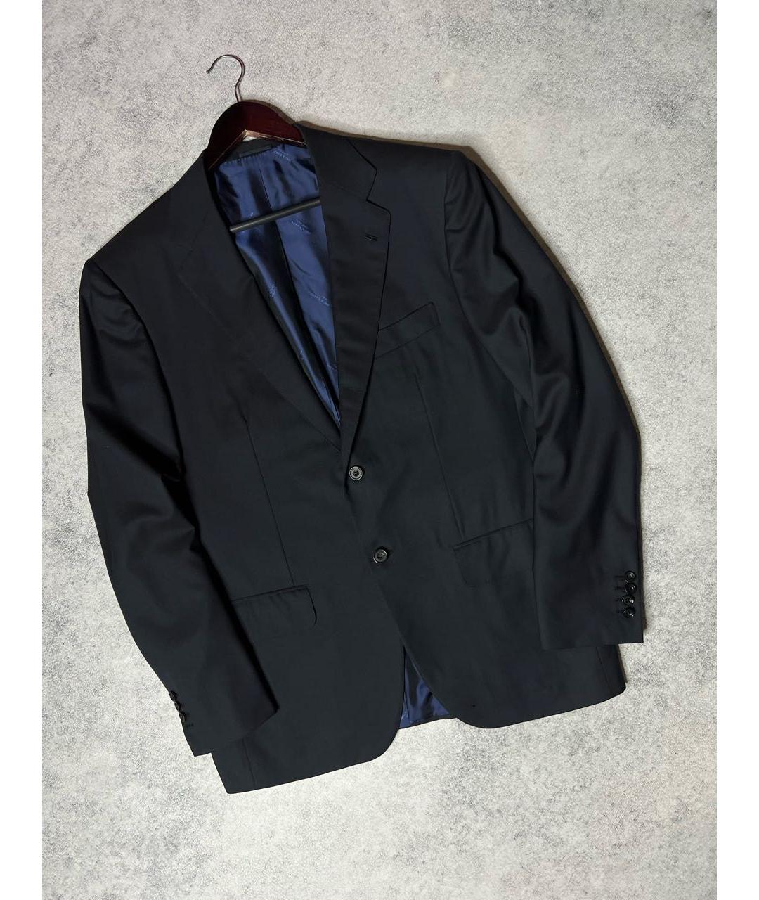 KITON Черный классический костюм, фото 9