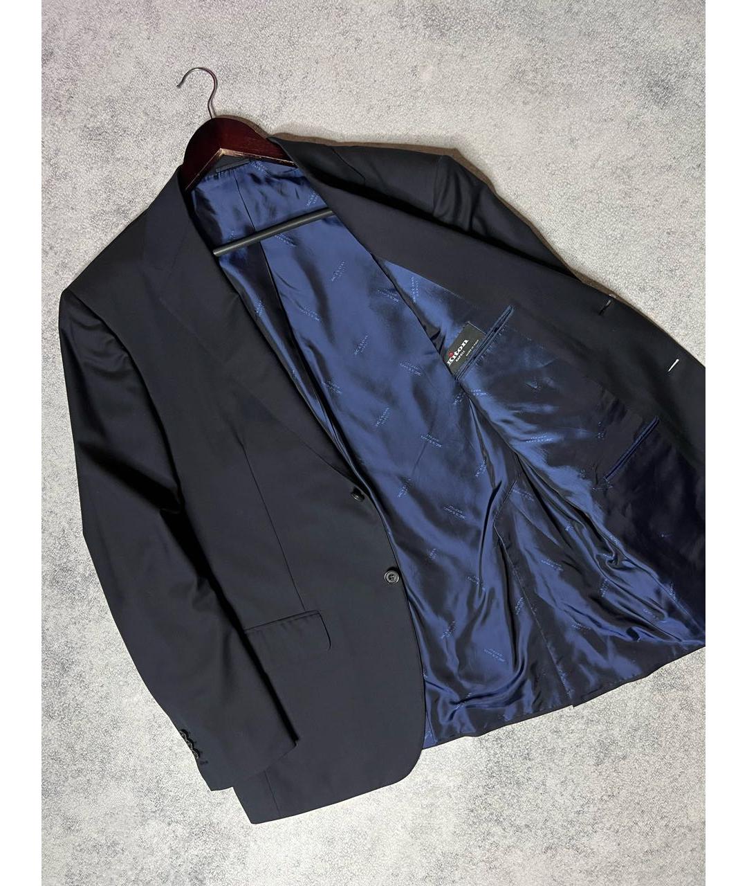 KITON Черный классический костюм, фото 4