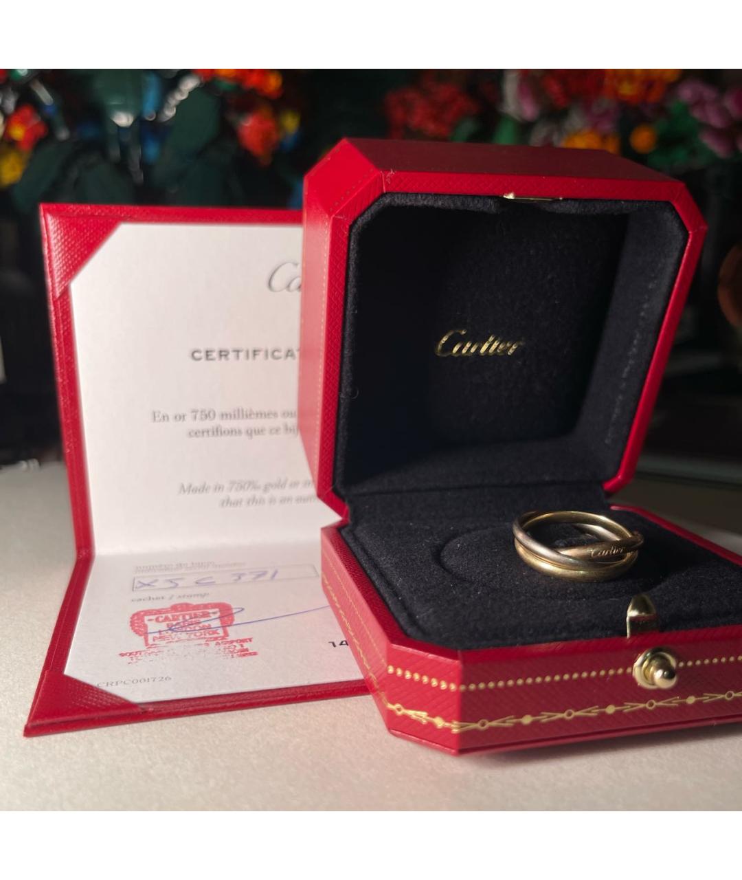 CARTIER Золотое кольцо, фото 5