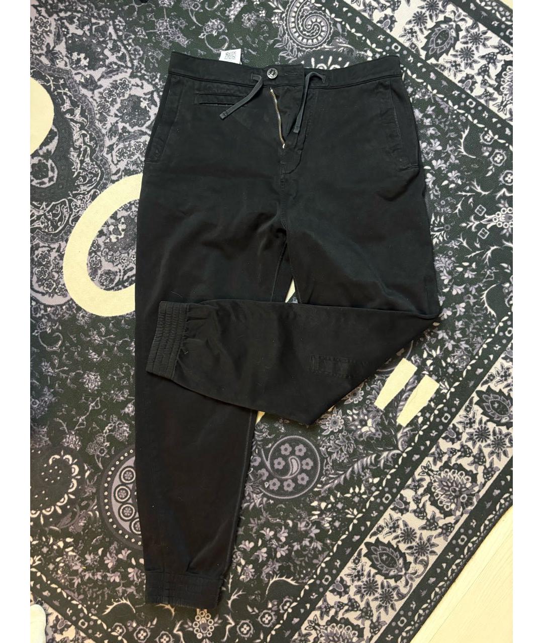STONE ISLAND SHADOW PROJECT Черные хлопковые повседневные брюки, фото 5