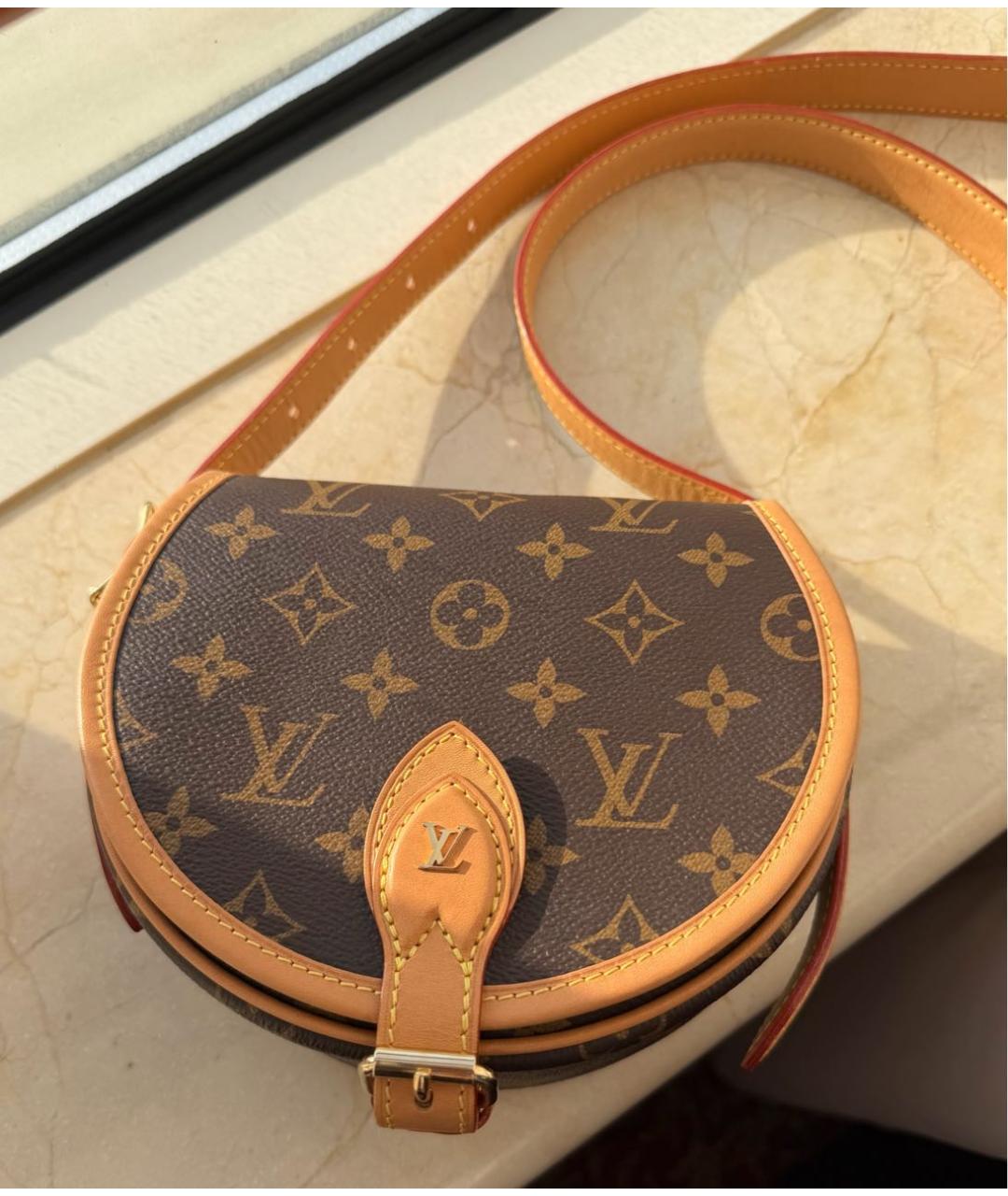 LOUIS VUITTON Коричневая сумка через плечо, фото 5