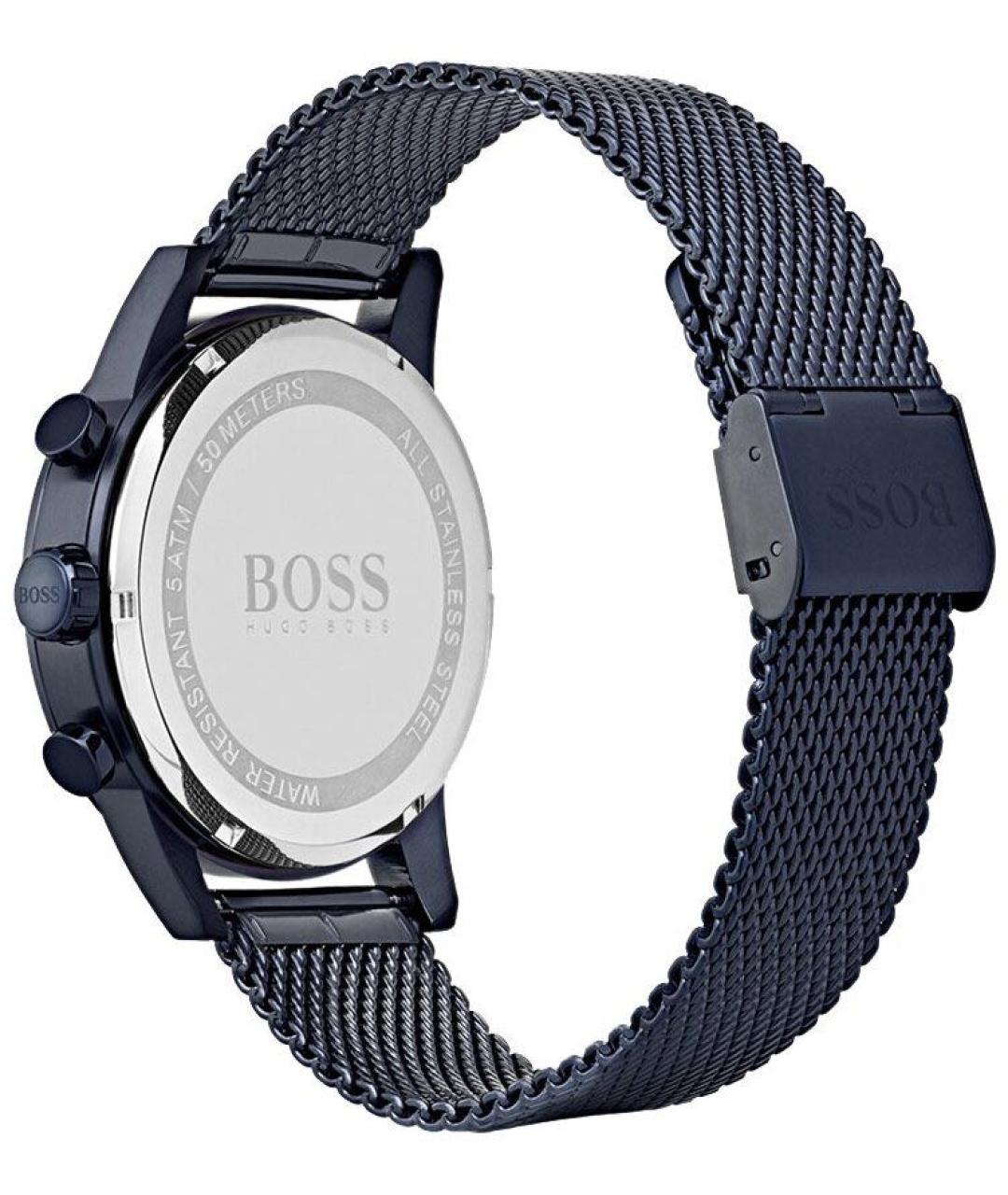 HUGO BOSS Темно-синие стальные часы, фото 2