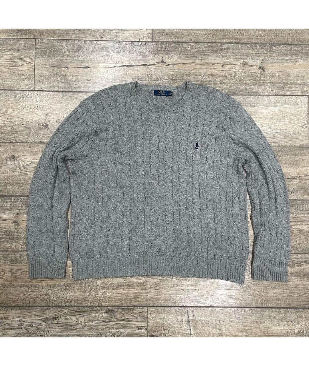 POLO RALPH LAUREN Серый джемпер / свитер, фото 4