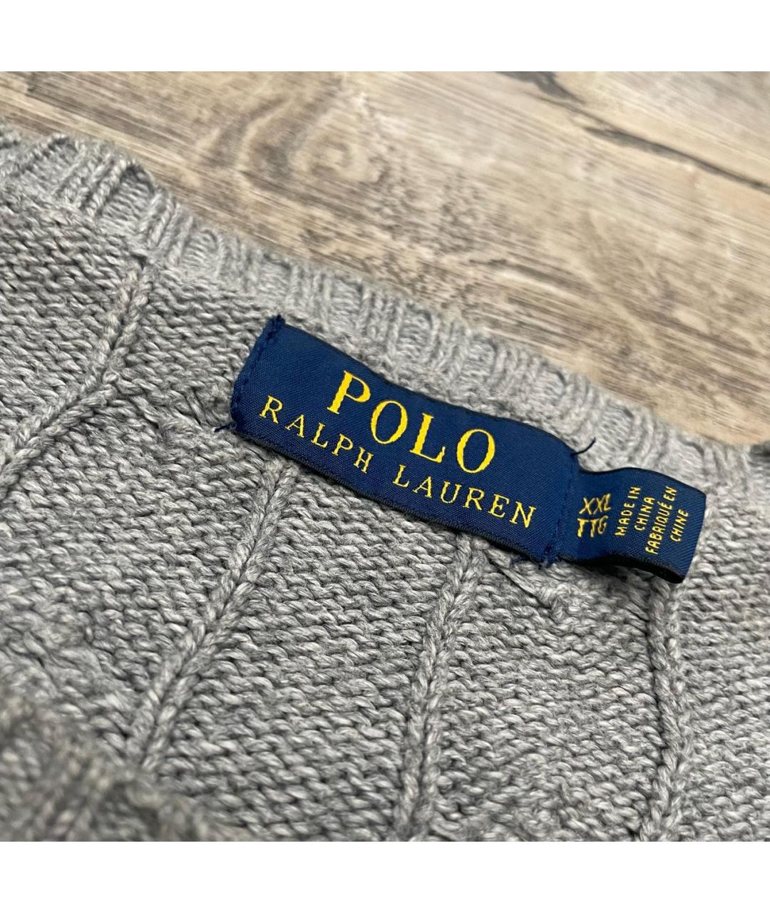 POLO RALPH LAUREN Серый джемпер / свитер, фото 3