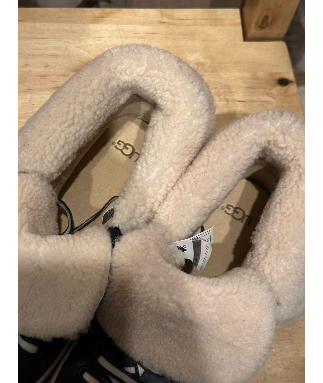 UGG AUSTRALIA Серые замшевые кеды, фото 7