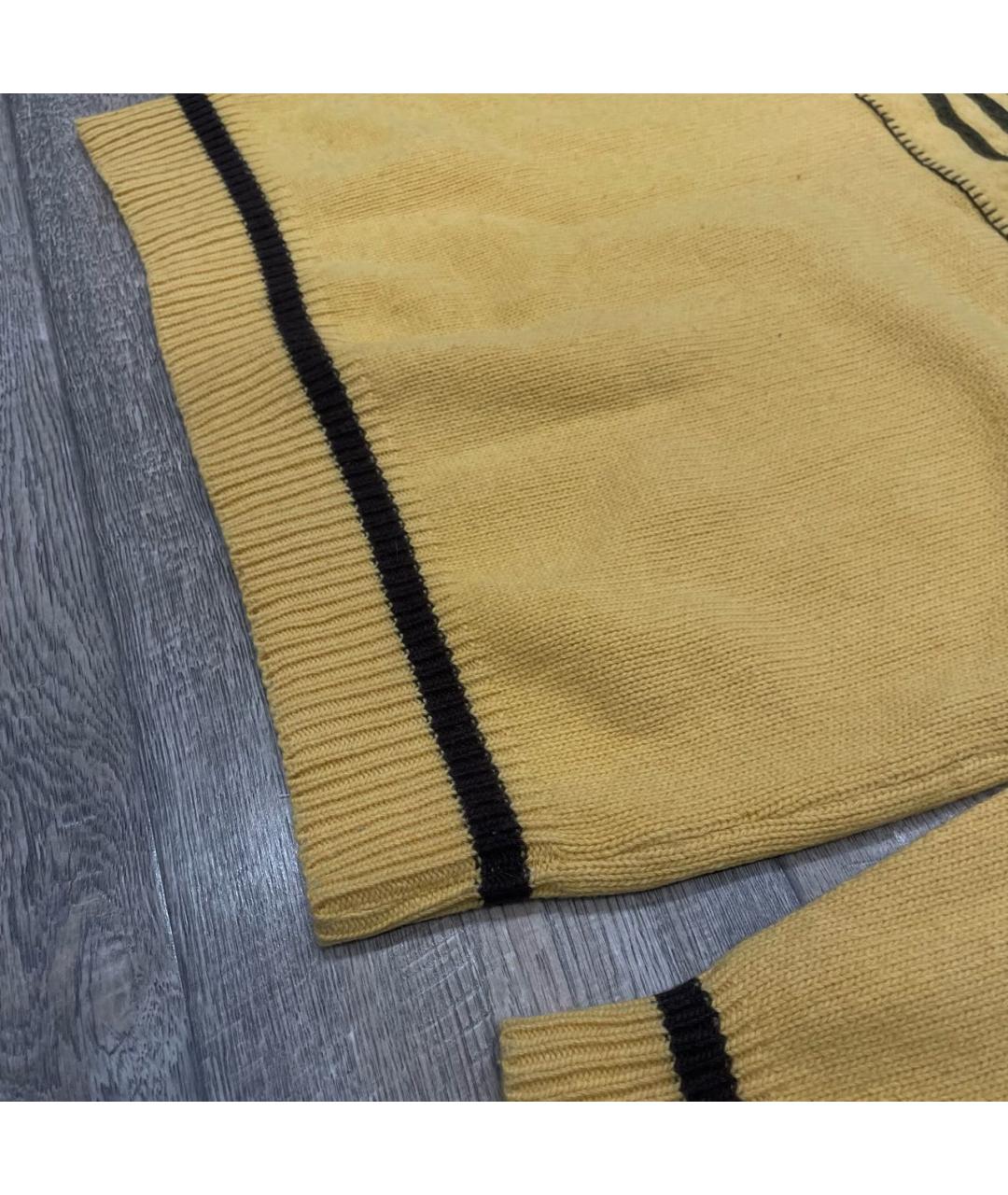 WOOLRICH Желтый шерстяной джемпер / свитер, фото 4