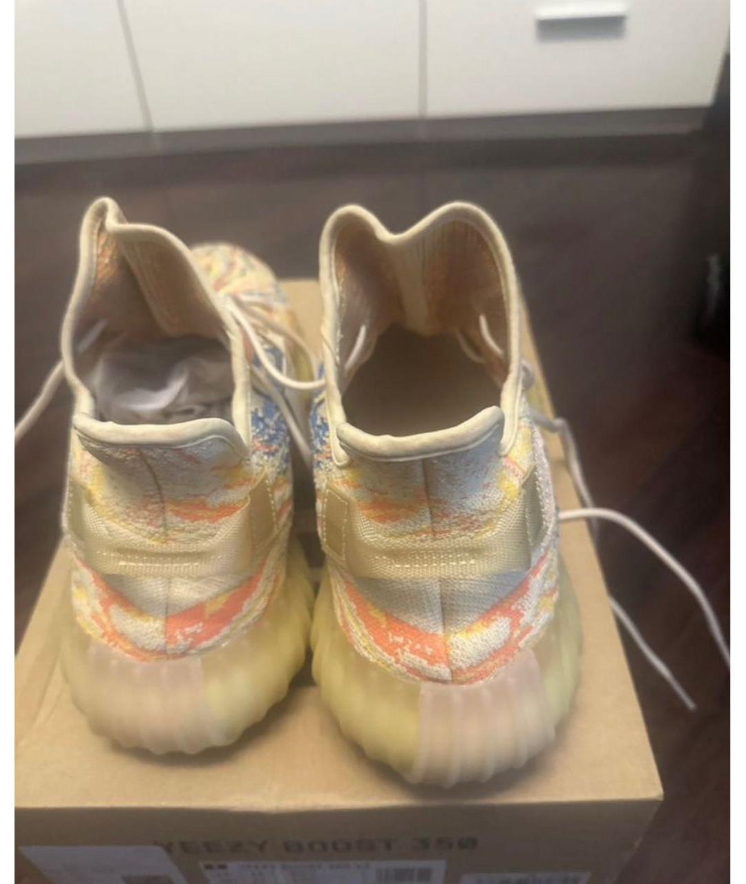 ADIDAS YEEZY Мульти текстильные низкие кроссовки / кеды, фото 2
