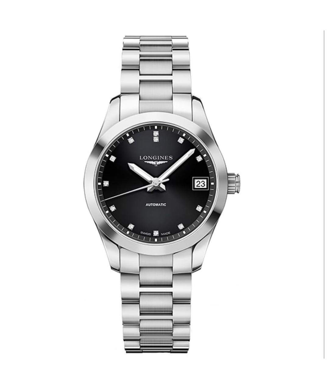 LONGINES Серебряные стальные часы, фото 1