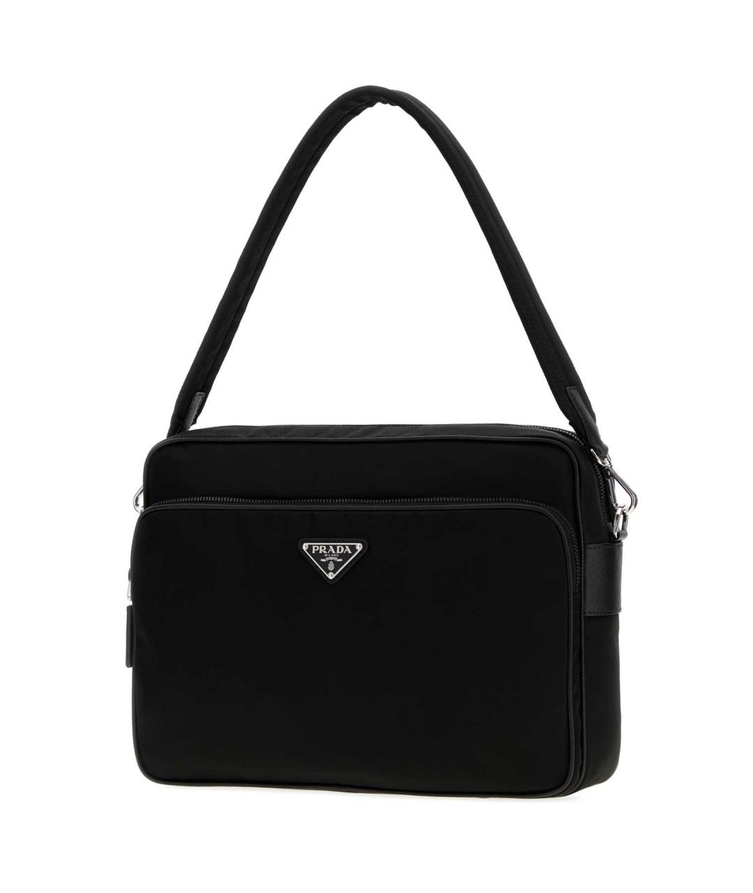 PRADA Черная синтетическая сумка на плечо, фото 2