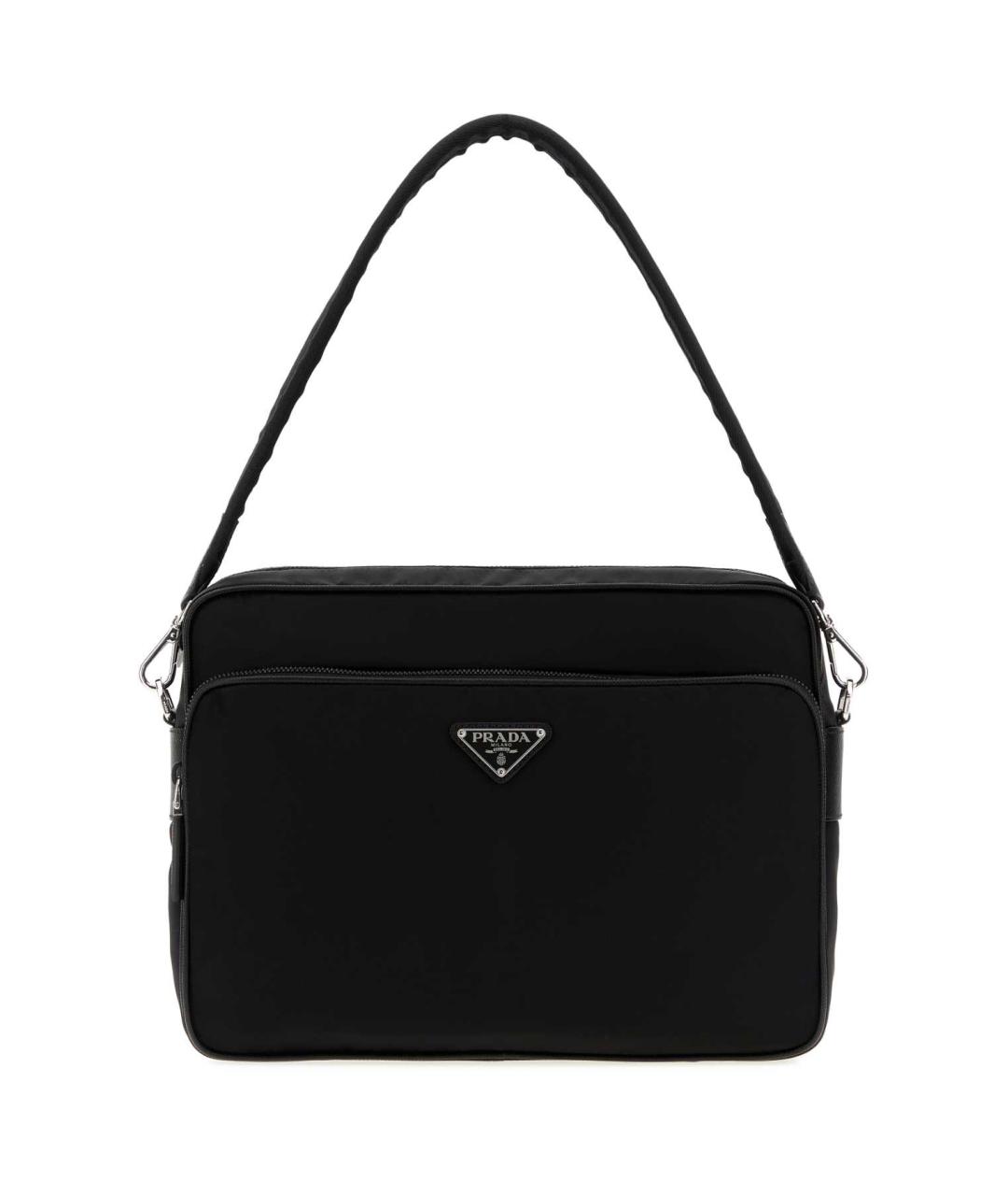 PRADA Черная синтетическая сумка на плечо, фото 1