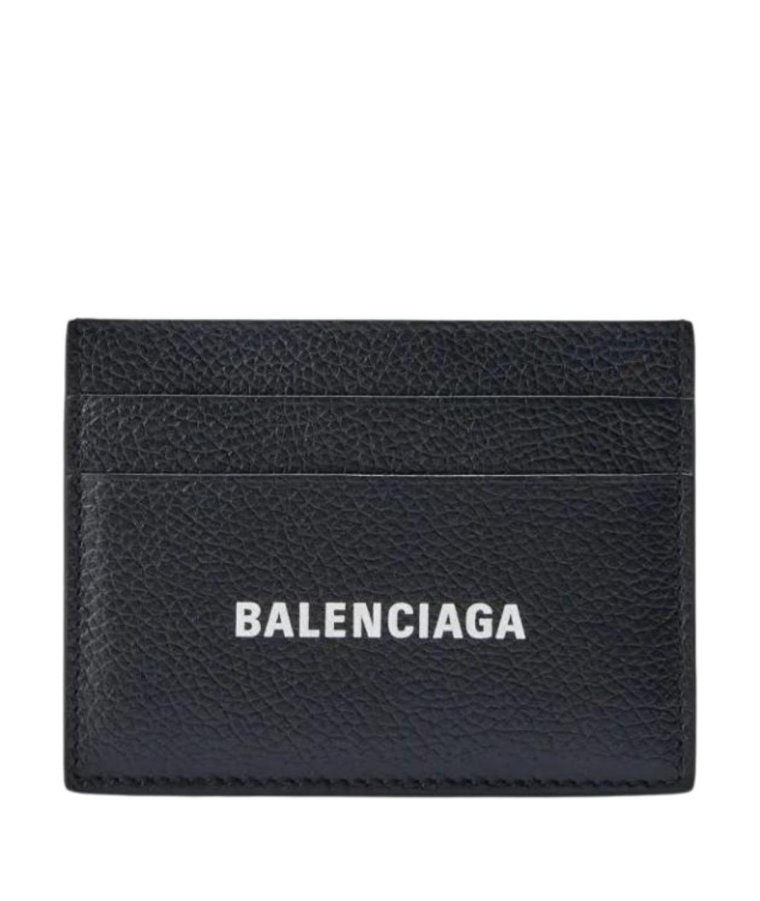 BALENCIAGA Черный кожаный кардхолдер, фото 1