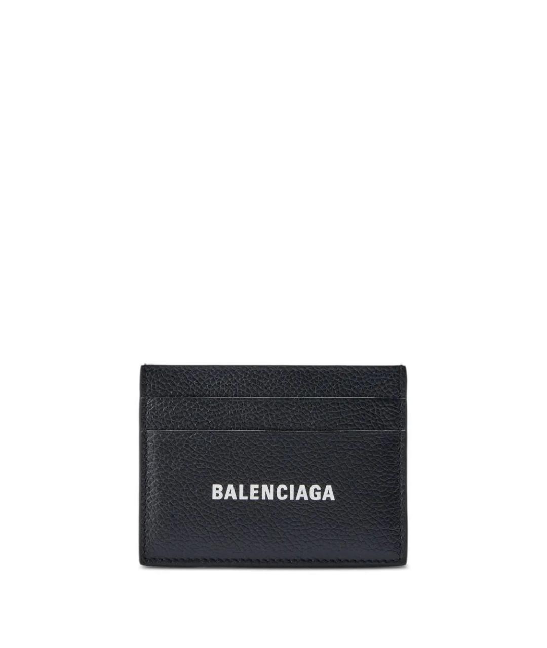BALENCIAGA Черный кожаный кардхолдер, фото 6