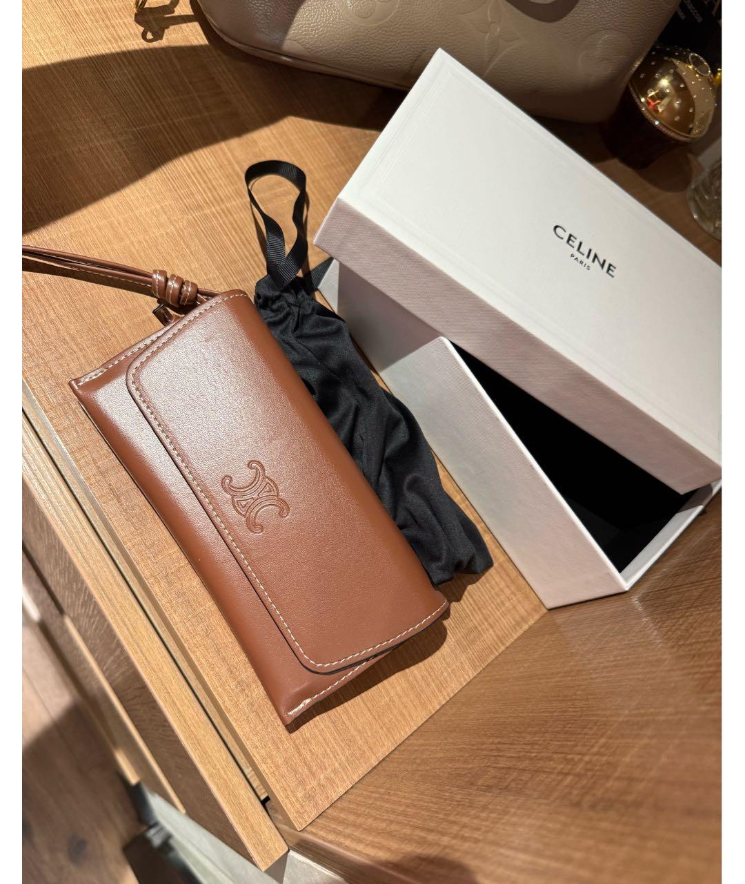 CELINE Черные пластиковые солнцезащитные очки, фото 4