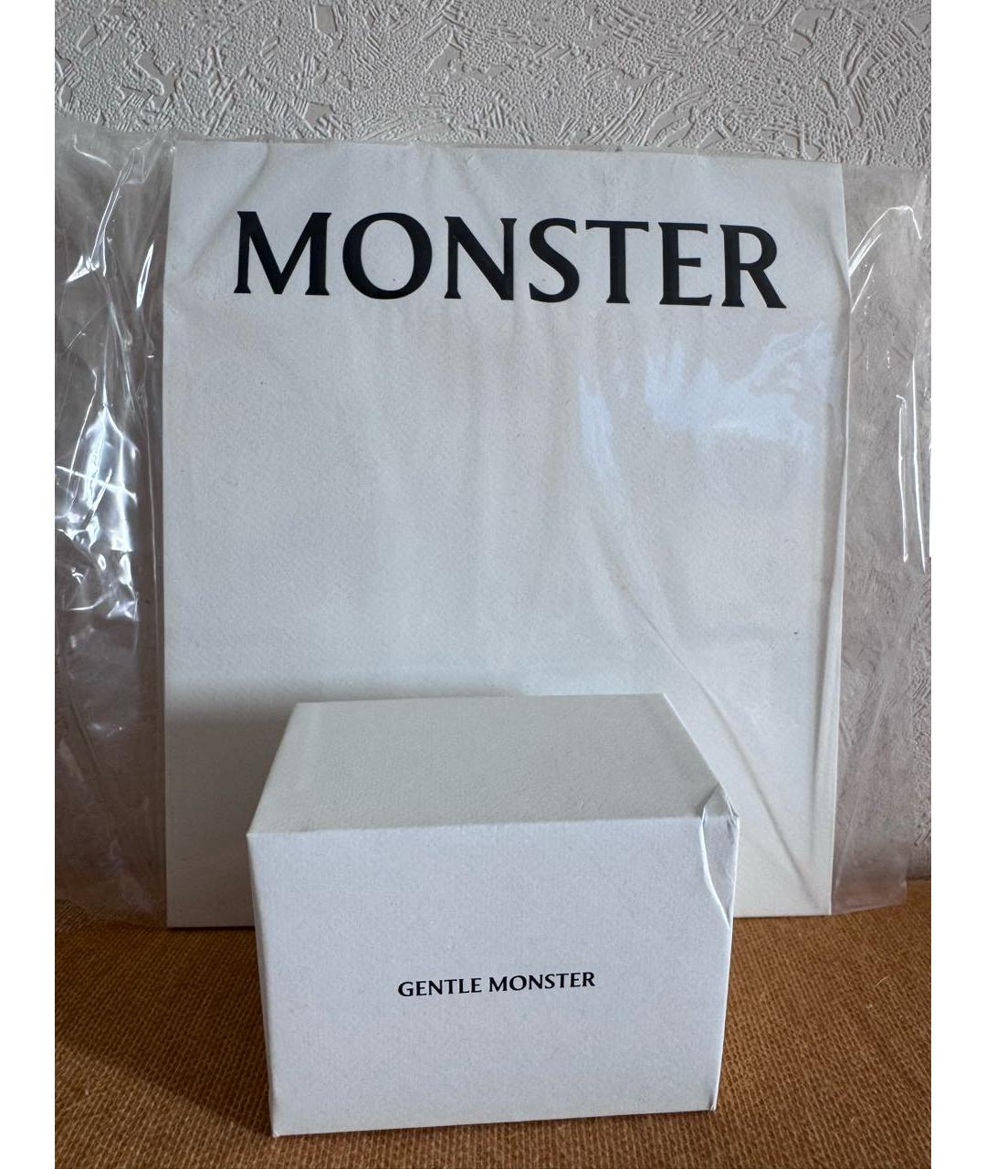 GENTLE MONSTER Черные пластиковые солнцезащитные очки, фото 7