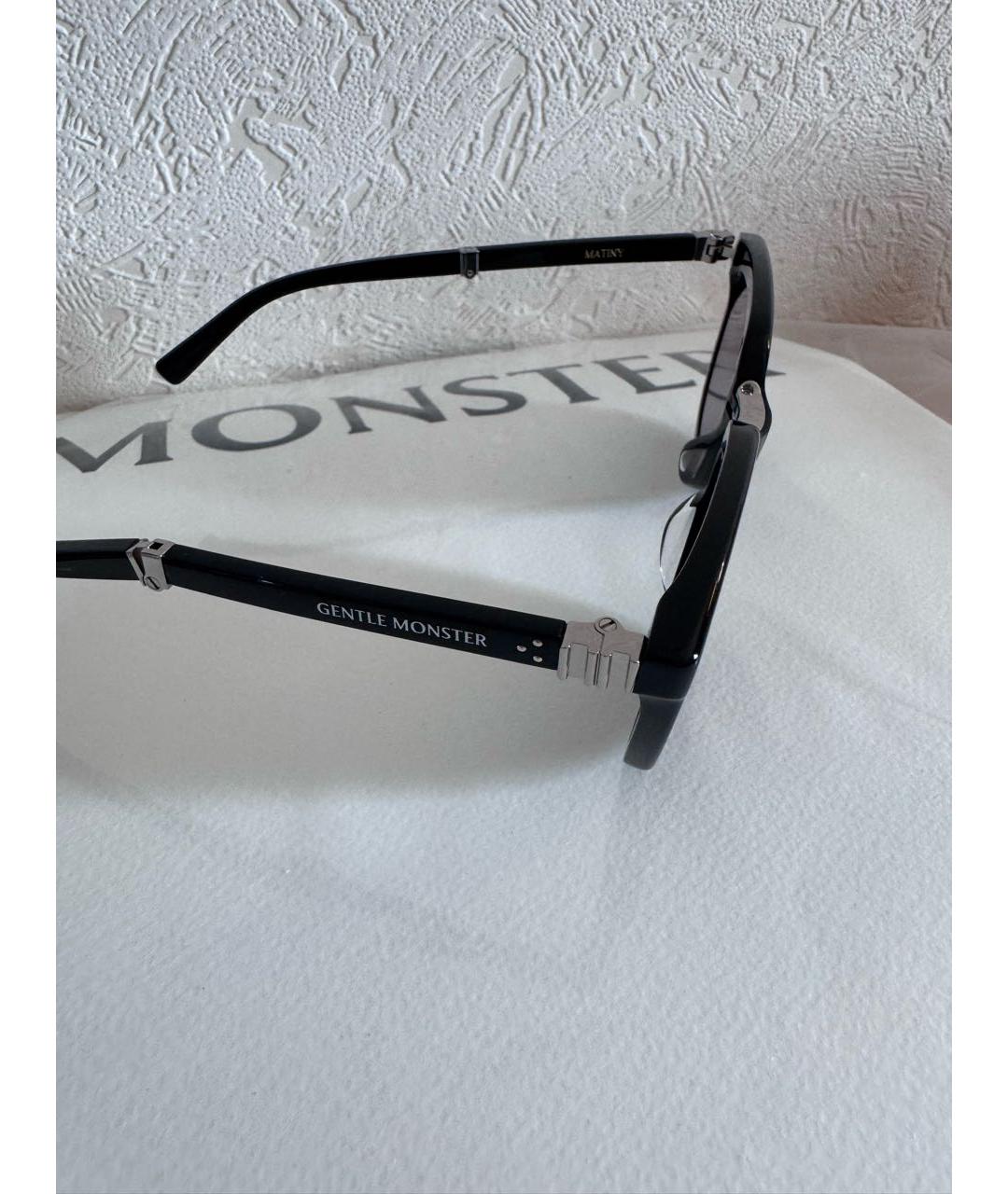 GENTLE MONSTER Черные пластиковые солнцезащитные очки, фото 2